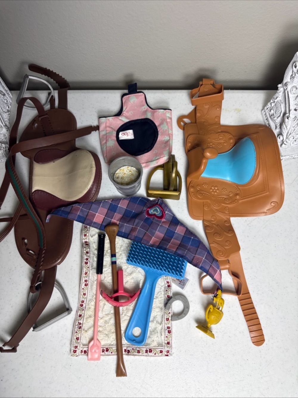 Our Generation Horse Accessories Lot